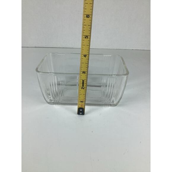 Vintage Hazel Atlas Refrigerator Glass Dish (1930s-1940s) (without bottom) - Picture 4 of 4